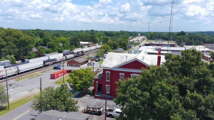 Broad Street Corridor aerial photo 06